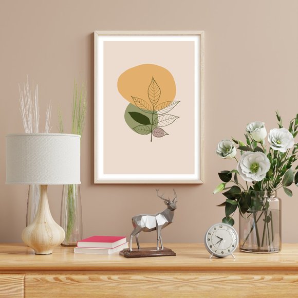 Modern Minimalist Abstract Nature Boho Wall Art Print Home Decor [No Fra… - Picture 3 of 5